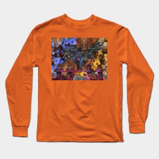 Rusty Rose Robot Reticulation Long Sleeve T-Shirt